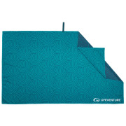 Schnelltrocknendes Handtuch LifeVenture Bedrucktes SoftFibre Trek-Handtuch türkis GeometricTeal