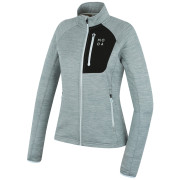 Damen-Sweatshirt MOOA Nyore Grid 220 blau aqua melange