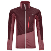 Damenjacke Ortovox W's Westalpen Hybrid Jacket rot Winetasting