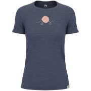 Damen-T-Shirt Hannah Selia II dunkelblau ombre blue