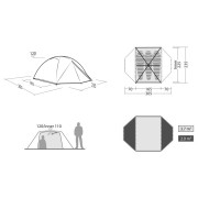 Wanderzelt Robens Lodge 3 Exp