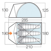 Zelt Vango Alpha 300 (2019)