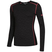 Damen-Funktionsshirt Zulu Merino 240 Long schwarz/rosa Black/Pink
