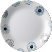 Teller Brunner Dinner plate ø 25 cm White weiß/blau