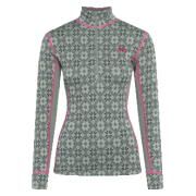 Damen Funktions-Sweatshirt Kari Traa Rose Half Zip Baselayer Top grün Sag