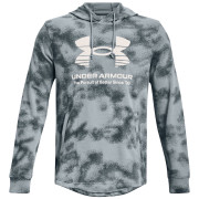 Herren-Sweatshirt Under Armour Rival Terry Novelty HD blau/grau Harbor Blue / Gravel / Onyx White