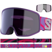 Skibrille Salomon Sentry Pro Sigma +1Lens rot Pansy