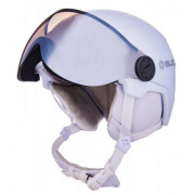 Damen Skihelm Blizzard W2W Double Visor ski helmet weiß/grau white matt, smoke lens, mirror