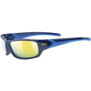 Sonnenbrille Uvex Sportstyle 211 blau Blue/Yellow