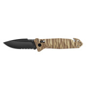 Klappmesser TB OUTDOOR Cac S200 French Army Knife Textured Pa6 Serrated braun