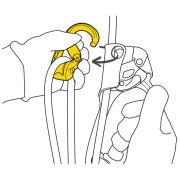 Umlenkrolle Petzl Rollclip Z Screw-Lock