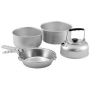 Geschirrset Easy Camp Adventure Cook Set L silber Silver