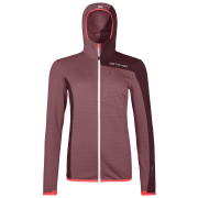 Damen-Sweatshirt Ortovox W's Fleece Light Grid Hooded Jacket