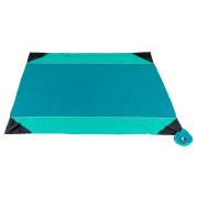 Picknickdecke Ticket to the Moon Beach Blanket dunkelgrün emerald/green