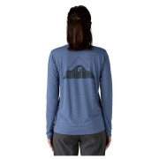 Damen-T-Shirt Patagonia W's L/S Cap Cool Daily Graphic Shirt - Lands