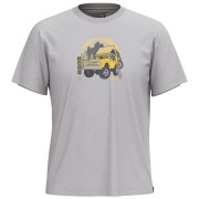 T-Shirt Smartwool Long Weekend Short Sleeve Graphic Tee grau light gray heather