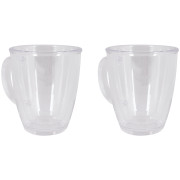 Thermotasse Bo-Camp Thermo mug 340 ml - 2Stk durchsichtig