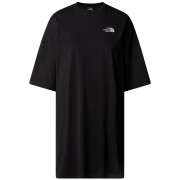 Damen-T-Shirt The North Face W S/S Essential Oversize Tee Dress schwarz Tnf Black