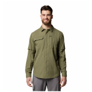 Herren-T-Shirt Columbia Skien Valley™ Long Sleeve Shirt dunkelgrün Stone Green