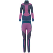 Damen-Funktionsunterwäsche Viking Fusion Set lila turquise/fuchsia