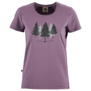 Damen-T-Shirt E9 5Trees rosa Heather-572