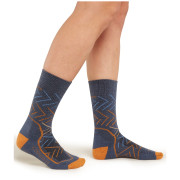 Damensocken Icebreaker W Hike+ Medium Crew Sunrise