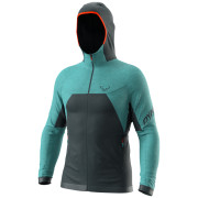 Herrenjacke Dynafit Tour Wool Thermal M Hoody schwarz/türkis storm blue/3010