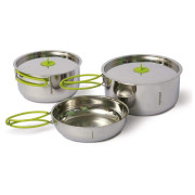 Geschirrset Pinguin Duo steel S