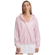 Damen-Sweatshirt Under Armour SPORT WINDBREAKER JKT hellrosa Prime Pink / / White