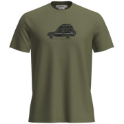 Herren-Funktionsshirt Icebreaker M Mer 150 Tech Lite SS Tee Cosy Camper grün Sphagnum