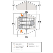 Wanderzelt Vango Apex Compact 300