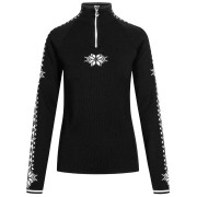 Damenpullover Dale of Norway Geilo Fem Sweater schwarz/weiß Black Offwhite