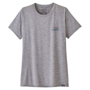 Damen-T-Shirt Patagonia W's Cap Cool Daily Graphic Shirt grau '73 Skyline: Feather Grey