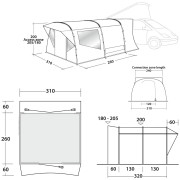 Vorzelt Easy Camp Wimberly