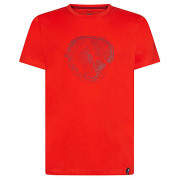 Herren-T-Shirt La Sportiva Cross Section T-Shirt M rot Poppy