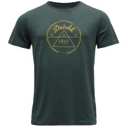 Herren-T-Shirt Devold 1853 Man Tee dunkelgrün Woods