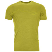 Herren-T-Shirt Ortovox 150 Cool Mountain Ts M gelb dirty daisy