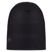 Mütze unter Helm Buff Ecostretch Beanie schwarz Solid Black