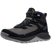 Damen Trekkingschuhe Keen Hightrail Mid Polar W schwarz/grau black/aster purple