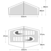 Wanderzelt Terra Nova Equipment Halny Elite 2