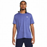 Herren-T-Shirt Under Armour STREAKER SPLATTER SS blau/lila Starlight/DownpourGray/Reflective
