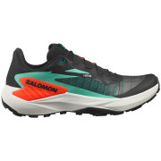 Herrenschuhe Salomon Genesis schwarz/grün Black / Electric Green / Cherry Tomato