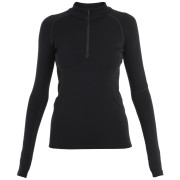 Damen-Funktionsshirt Icebreaker Women 300 MerinoFine™ Polar LS Half Zip schwarz Black