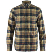 Herrenhemd Fjällräven Singi Heavy Flannel Shirt M braun/blau Dark Sand