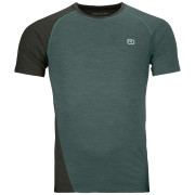 Herren-Funktionsshirt Ortovox 120 Cool Tec Fast Upward Ts M blau/grau dark arctic grey