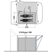 Innenzelt Outwell Inner Newburg 260