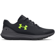 Herren Laufschuhe Under Armour Surge 3 schwarz/gelb Black / Jet Gray / High-Vis Yellow