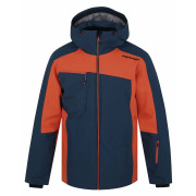 Herren Skijacke Hannah Kelton blau/orange midnight navy/koi