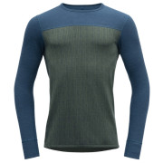 Herren-Funktionsshirt Devold Kvitegga Man Shirt grün/blau Woods/Blue