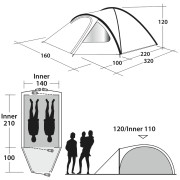 Wanderzelt Outwell Cloud 2 (2024)